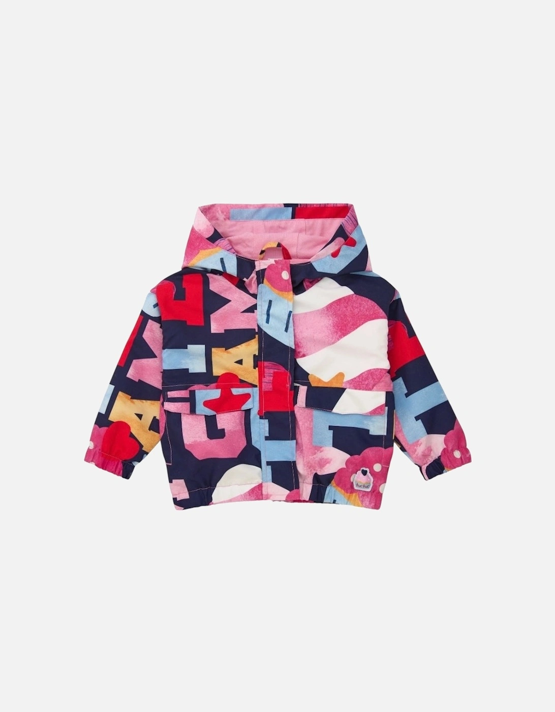 Girls Multicoloured Soft Windbreaker Jacket, 5 of 4