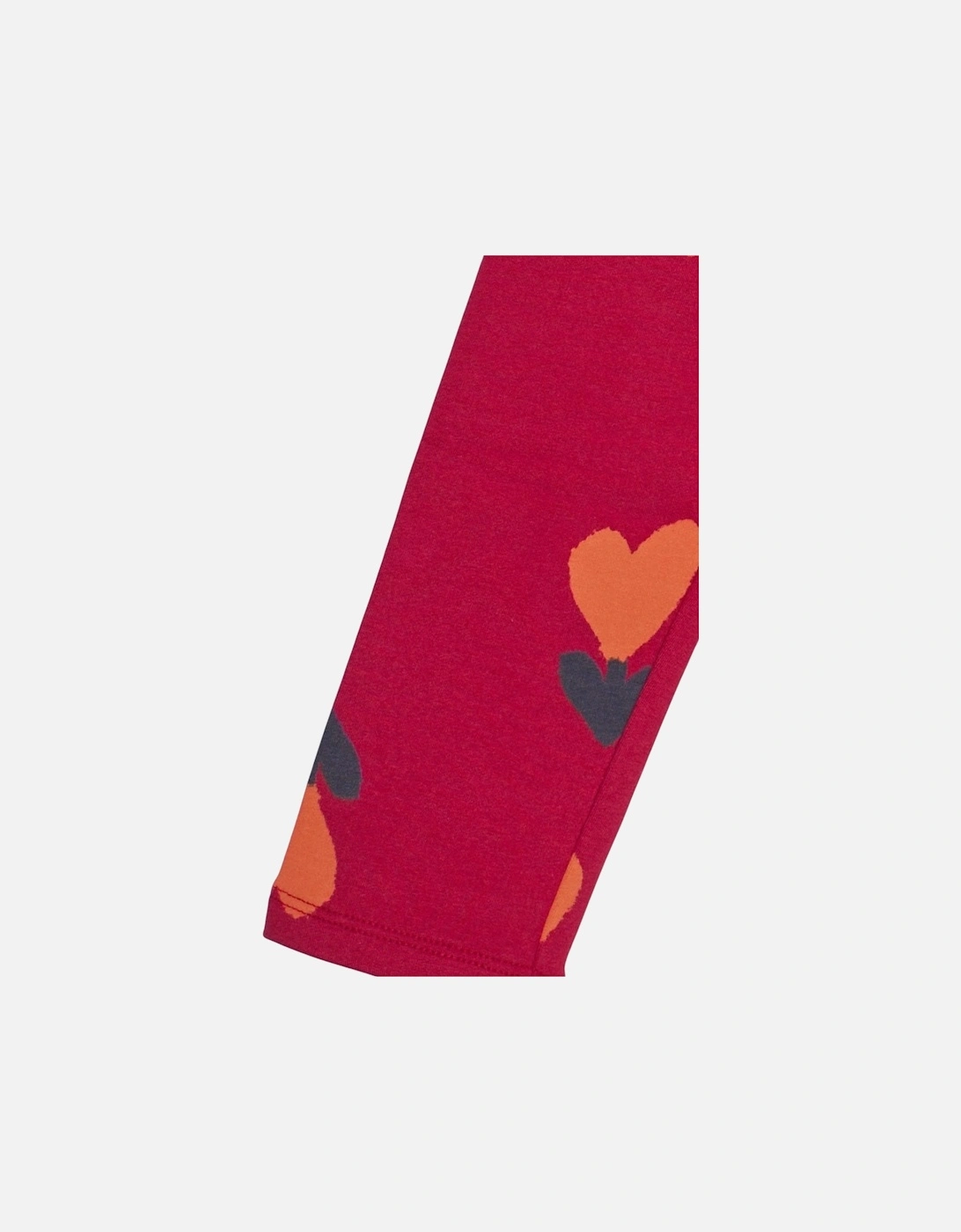 Girls Red Collared Jumper Legging Set