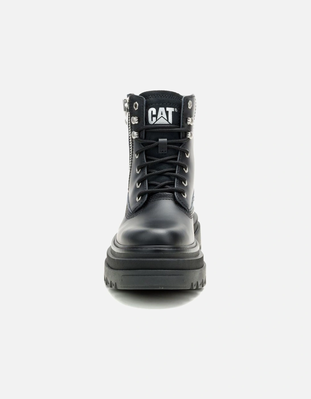 Bolder Zip P312319 Womens Leather Black Boots