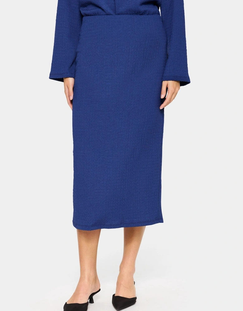 IlyssaSZ Elastic Waist Midi Skirt