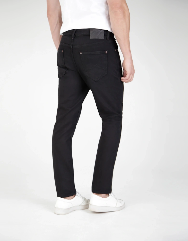 Mirage Tapered Stretch Denim Jean - Black