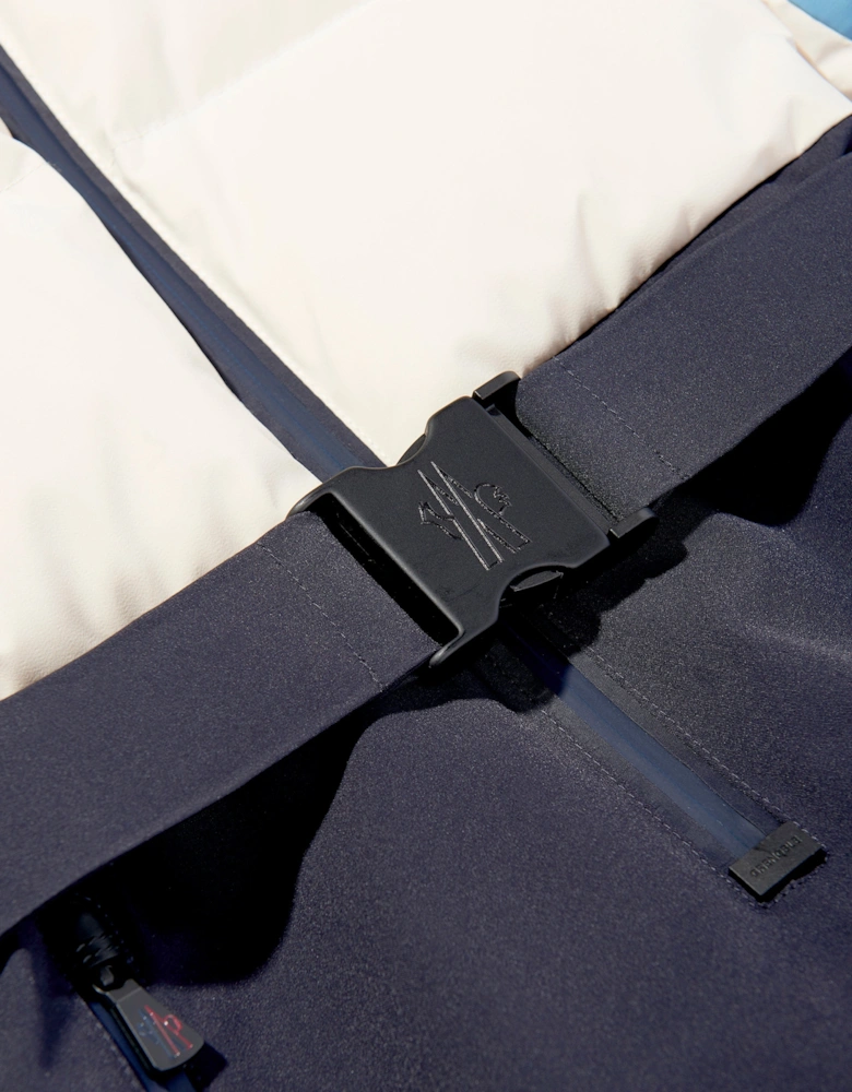 Enfant Kids Grenoble Down Padded Ski Suit in Blue