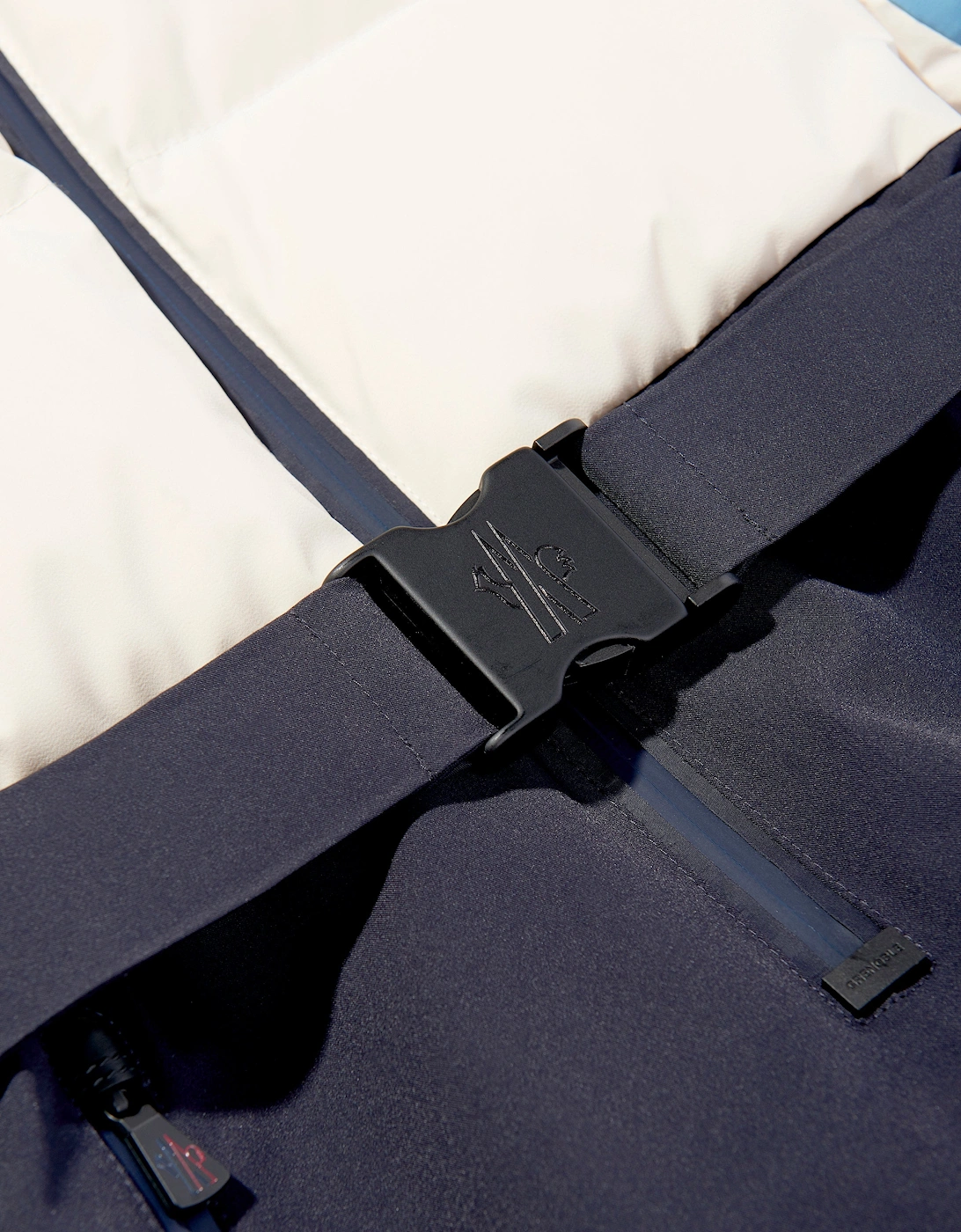 Enfant Kids Grenoble Down Padded Ski Suit in Blue