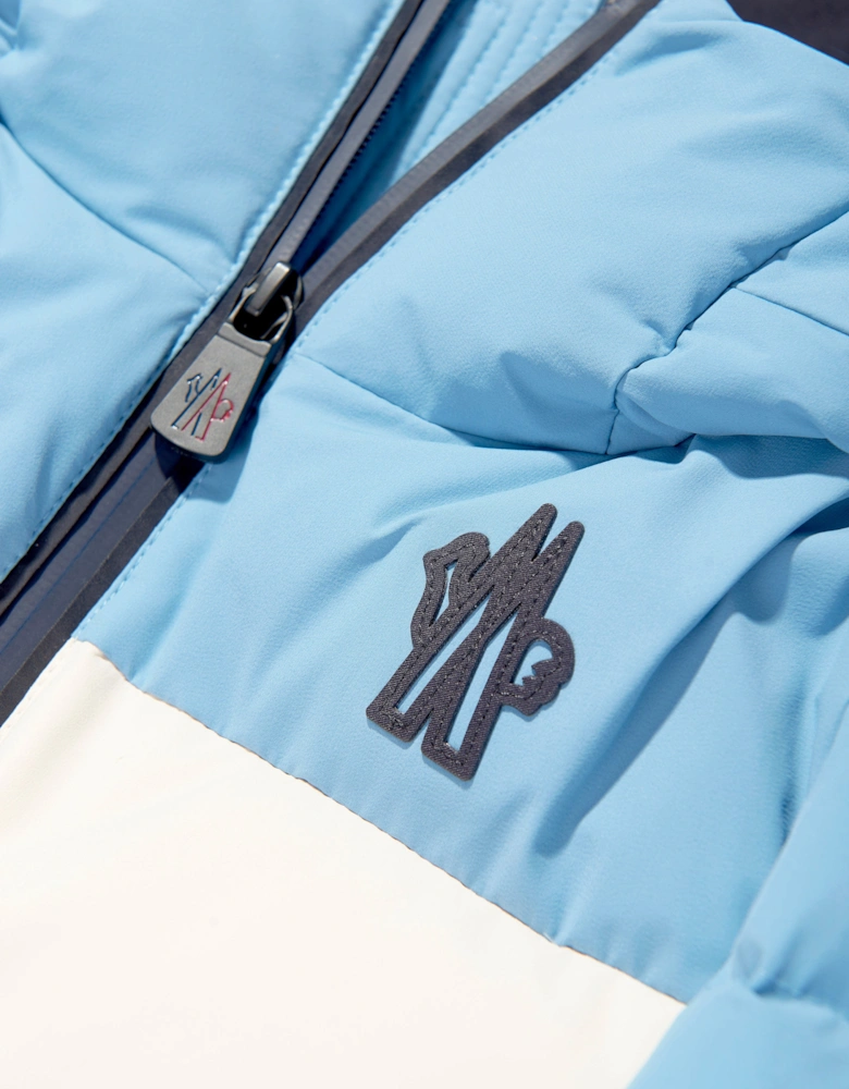 Enfant Kids Grenoble Down Padded Ski Suit in Blue