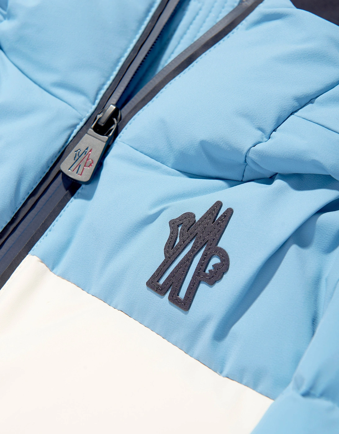 Enfant Kids Grenoble Down Padded Ski Suit in Blue