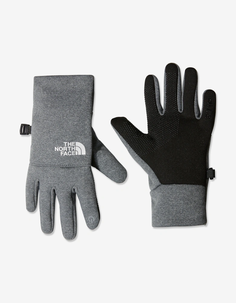 Kids Recycled Etip Gloves in Grey