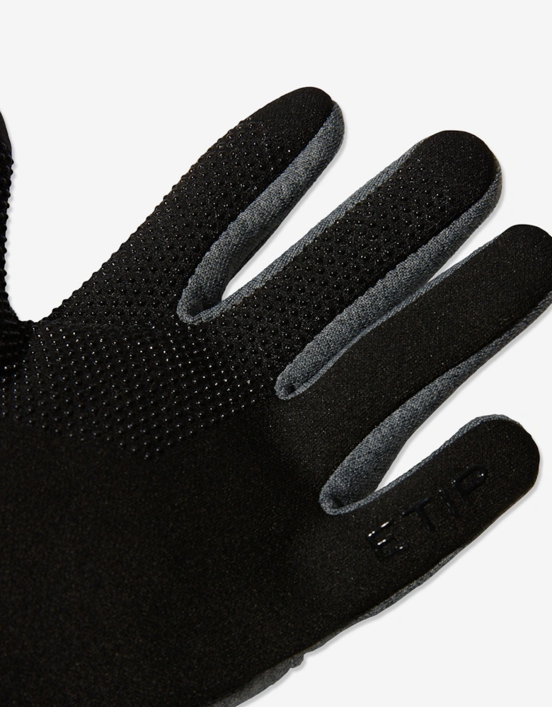 Kids Recycled Etip Gloves in Grey