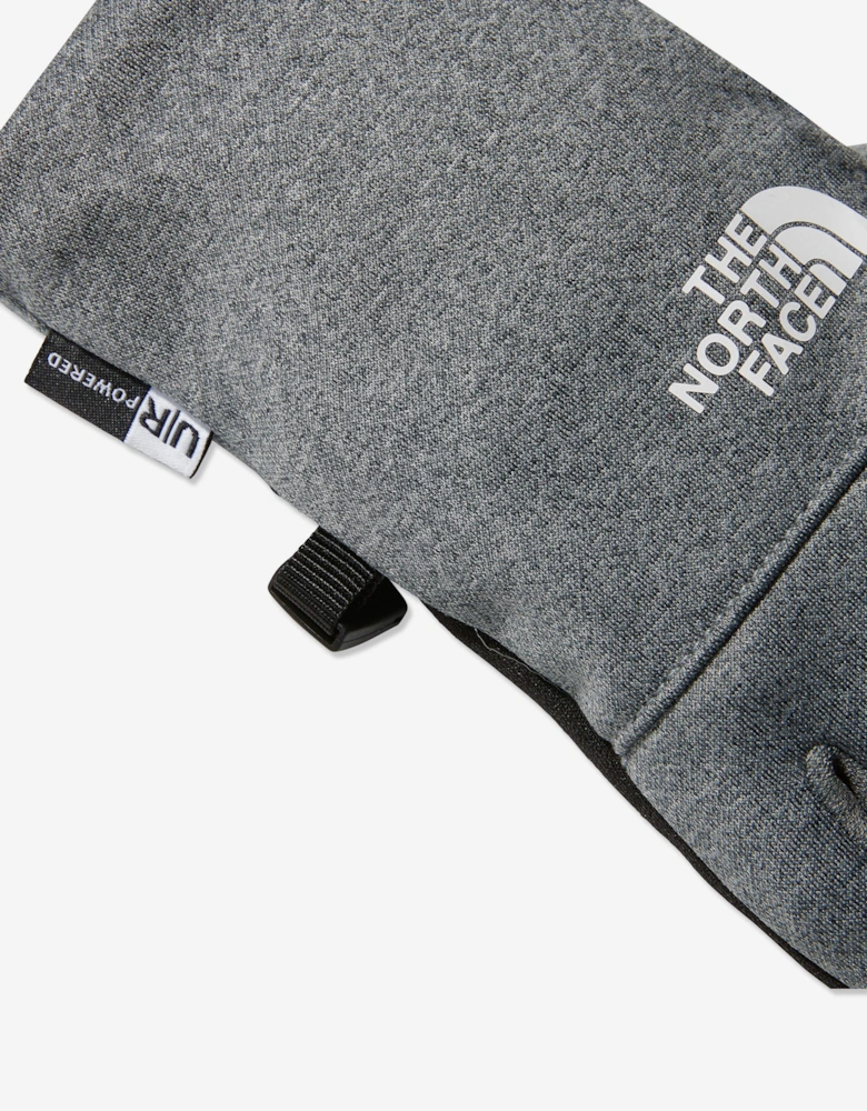 Kids Recycled Etip Gloves in Grey