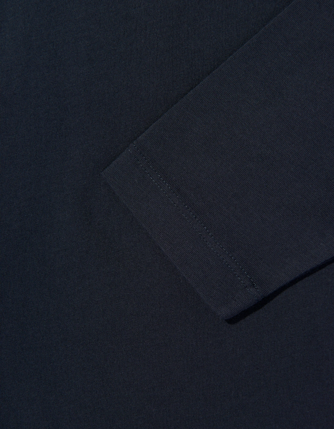 Boys Long Sleeve Logo T-Shirt in Navy