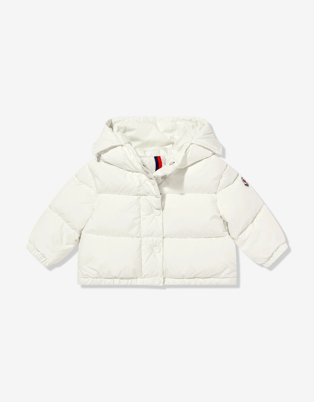 Enfant Baby Girls Laurie Down Padded Jacket in Ivory, 5 of 4