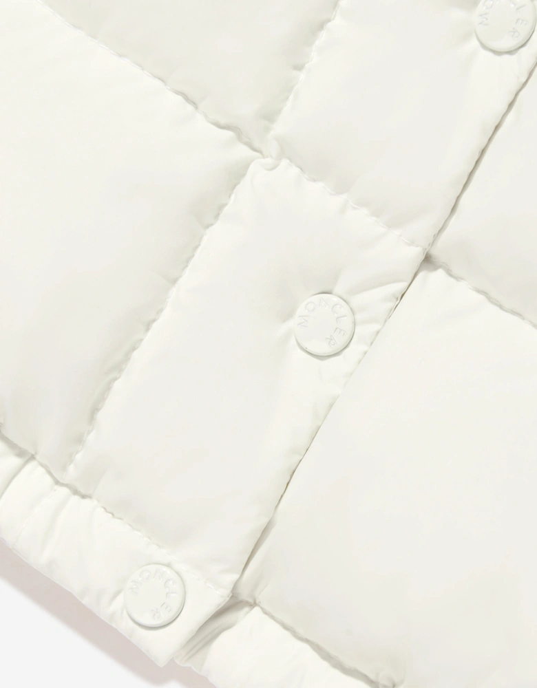 Enfant Baby Girls Laurie Down Padded Jacket in Ivory