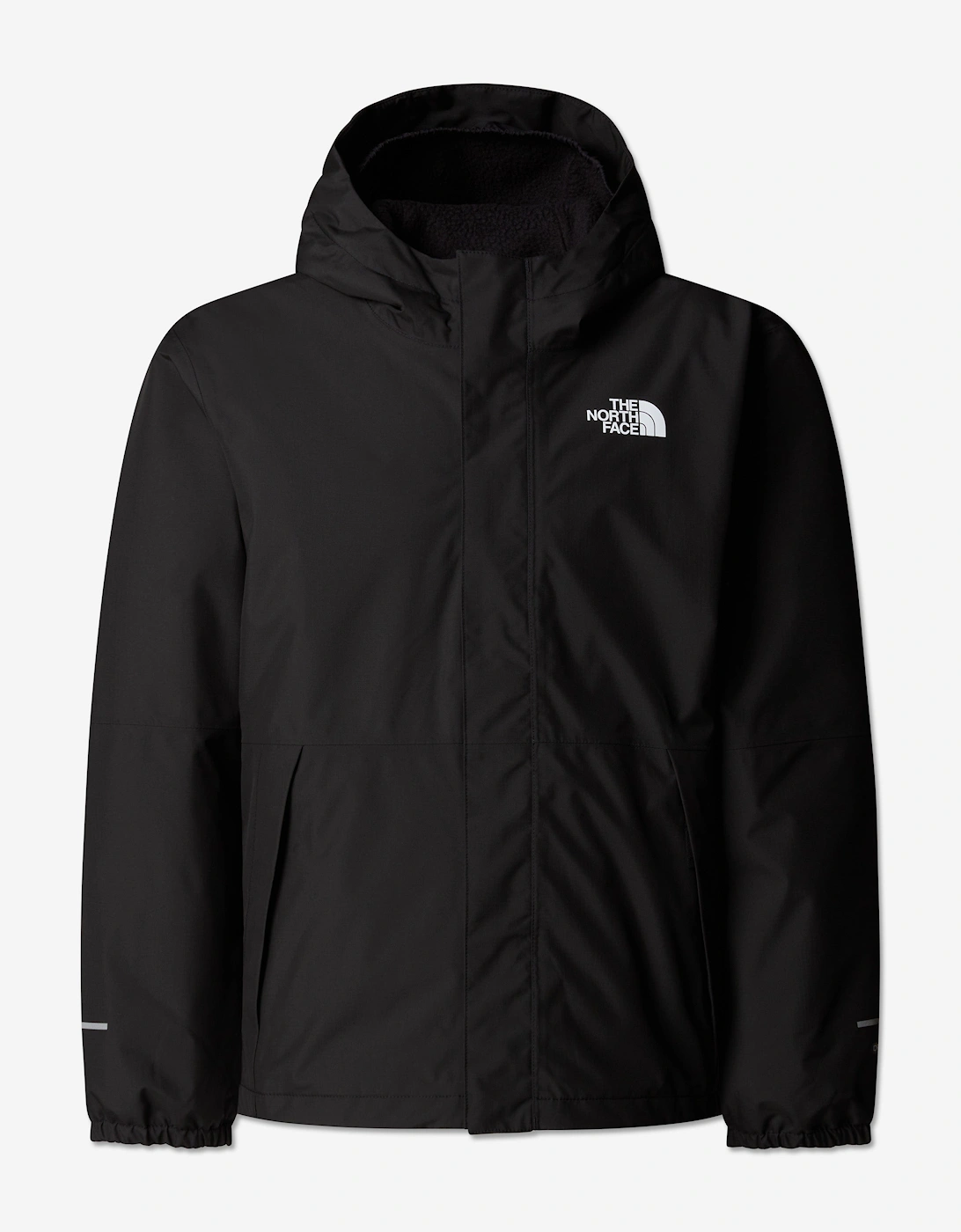Boys Warm Antora Rain Jacket in Black, 6 of 5