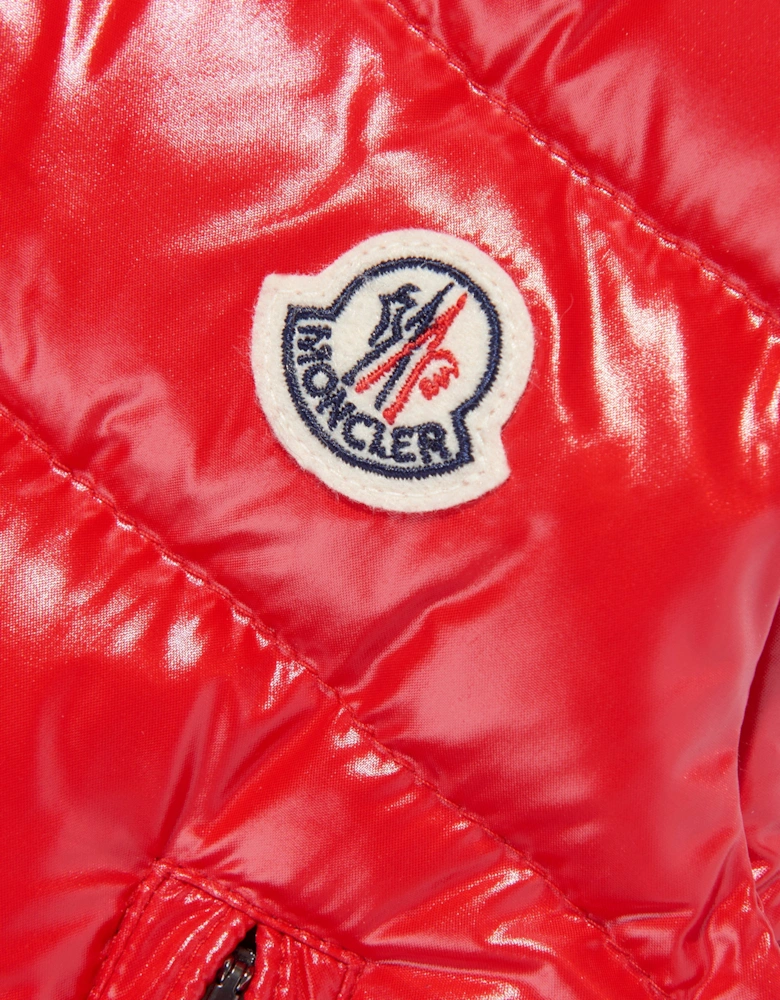 Enfant Baby Boys Bernard Down Padded Gilet in Red