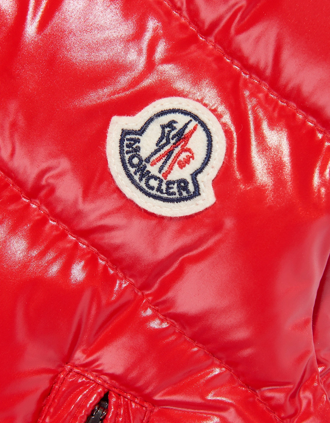 Enfant Baby Boys Bernard Down Padded Gilet in Red