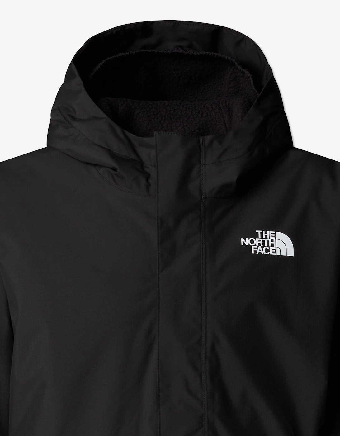 Boys Warm Antora Rain Jacket in Black