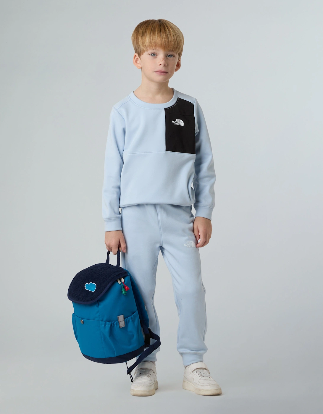 Kids Performance Fleece Tracksuit in Blue