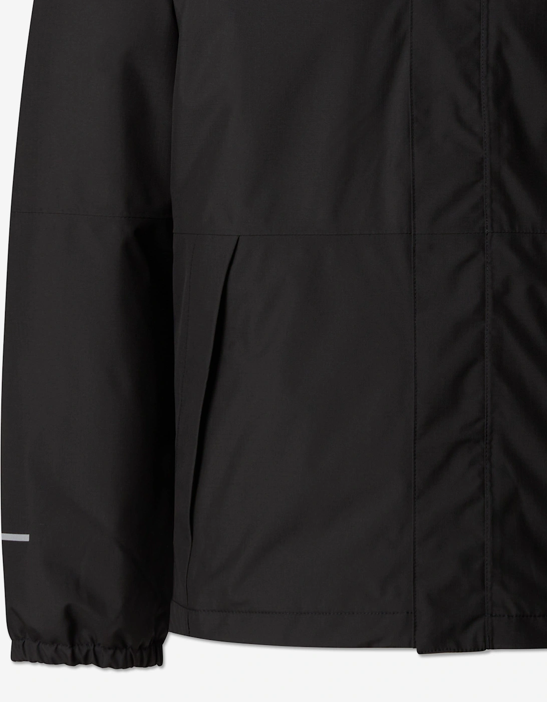 Boys Warm Antora Rain Jacket in Black