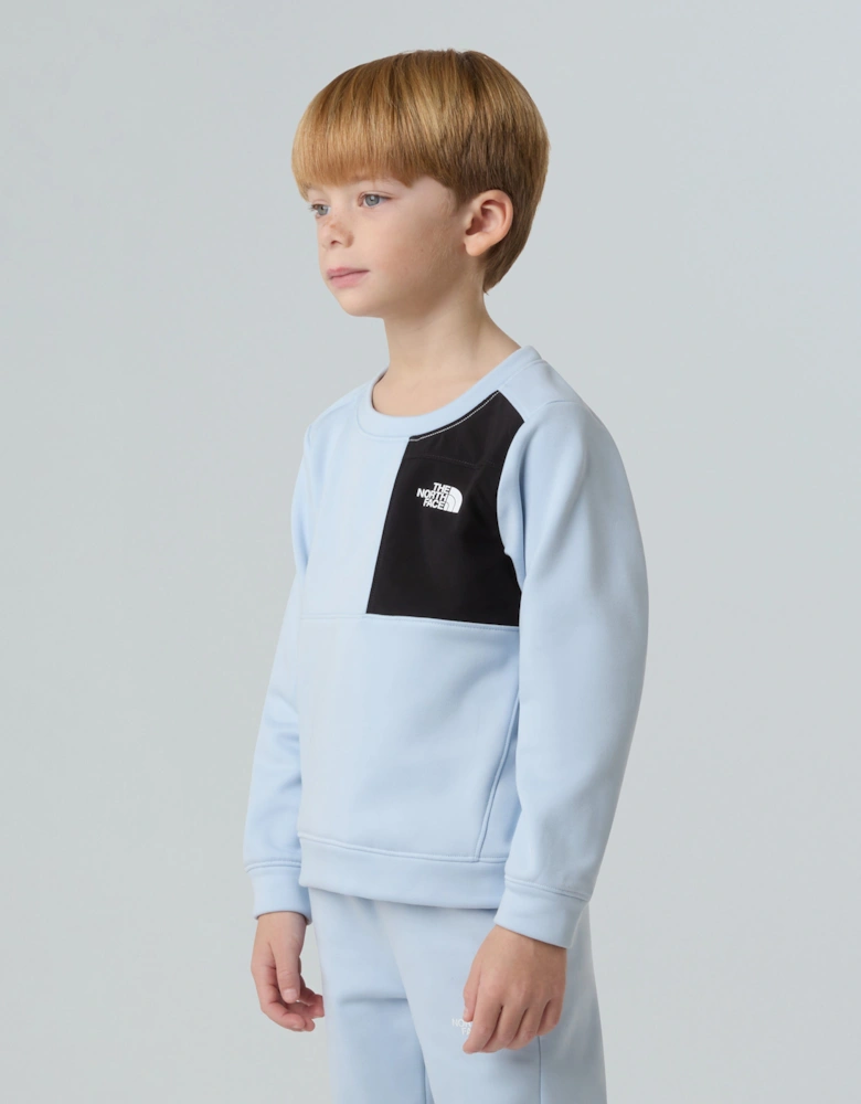 Kids Performance Fleece Tracksuit in Blue