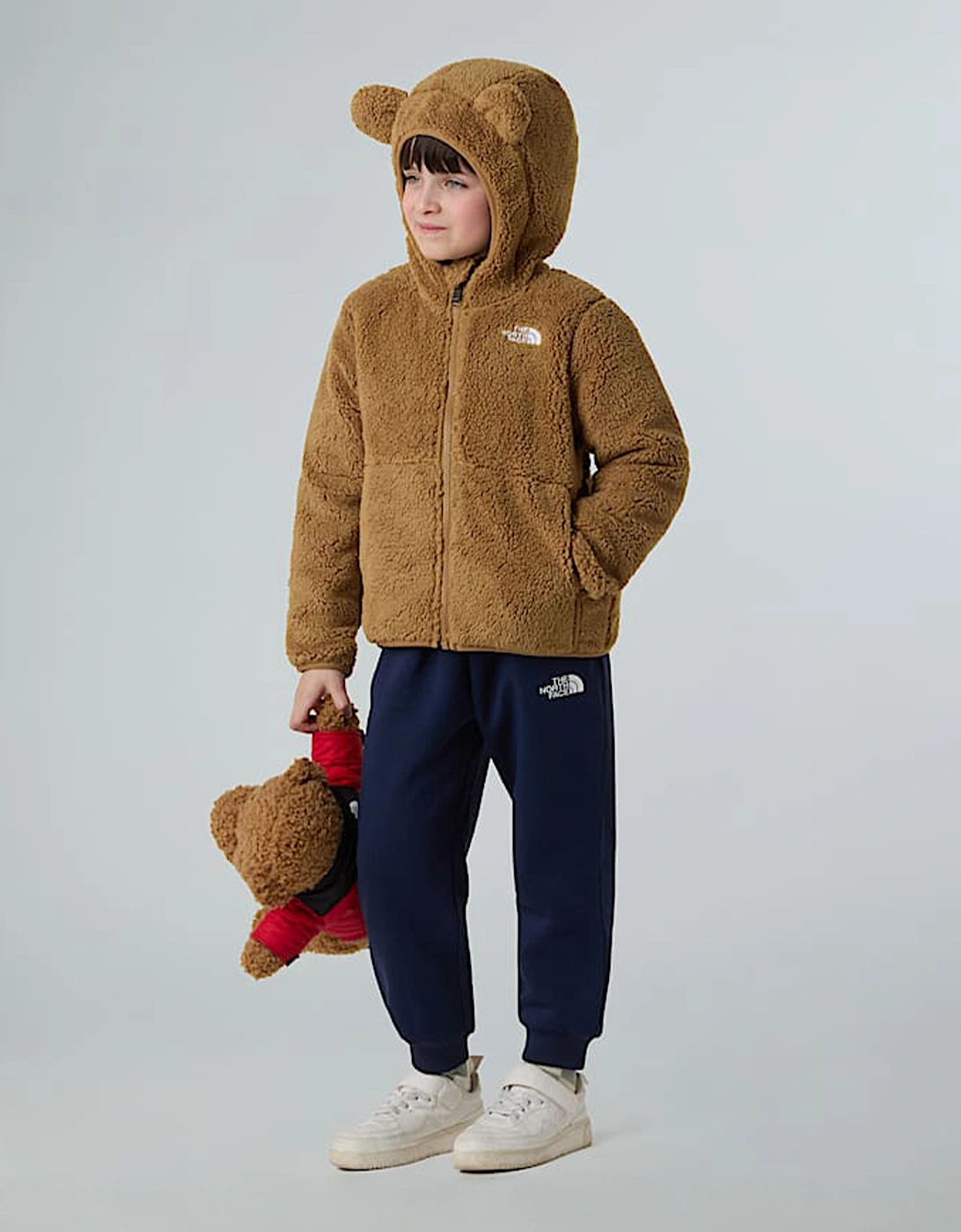 Kids Campshire Full Zip Hoodie in Brown