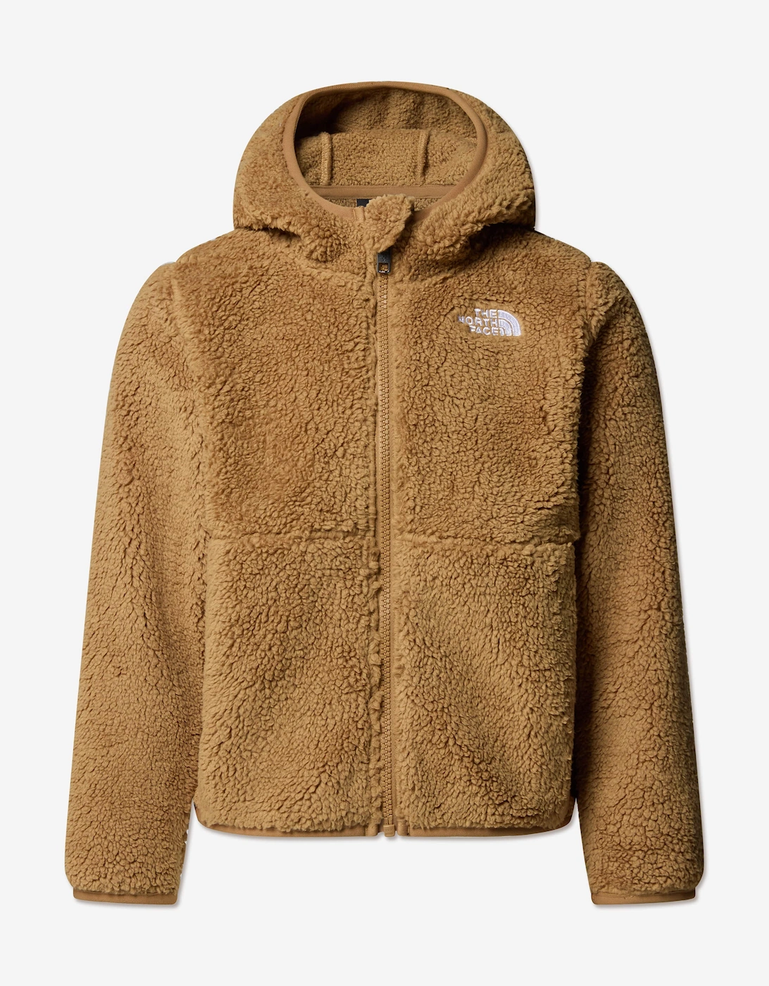Kids Campshire Full Zip Hoodie in Brown, 6 of 5