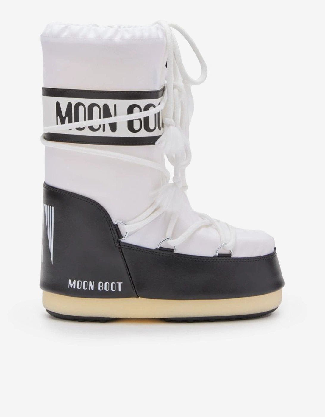 Moonboot Moon Boot Kids Icon Boots in White - Size: EU 23 - 26 uk 6 - 8.5