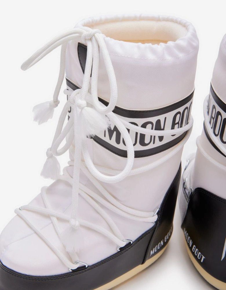 Moon Boot Kids Icon Boots in White