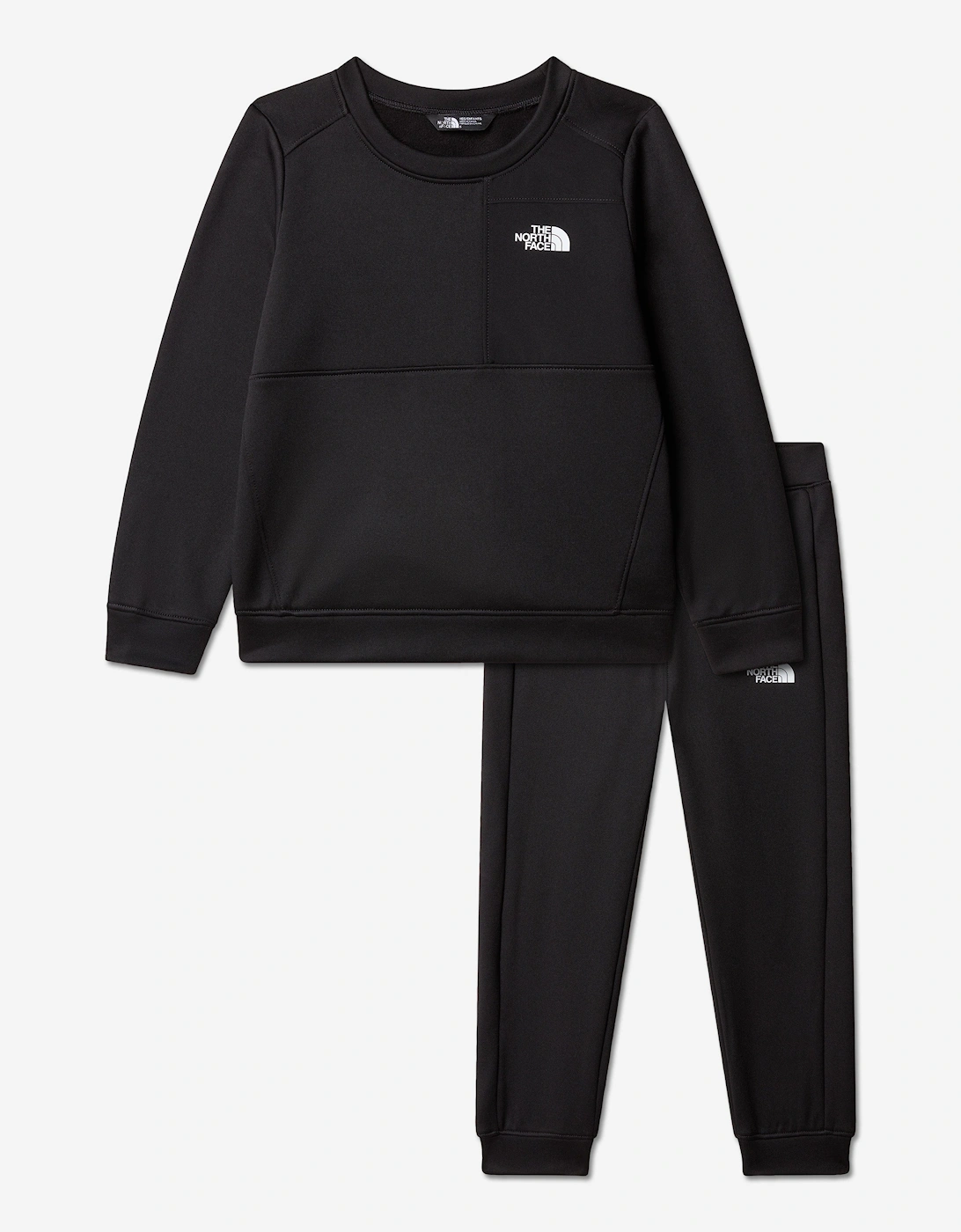 Kids Performance Fleece Tracksuit in Black, 5 of 4