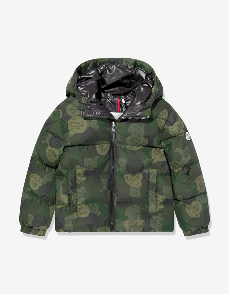 Enfant Boys Escer Down Padded Jacket in Green