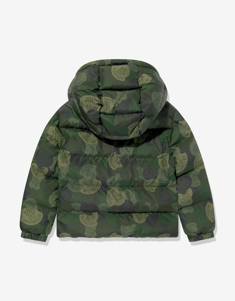 Enfant Boys Escer Down Padded Jacket in Green