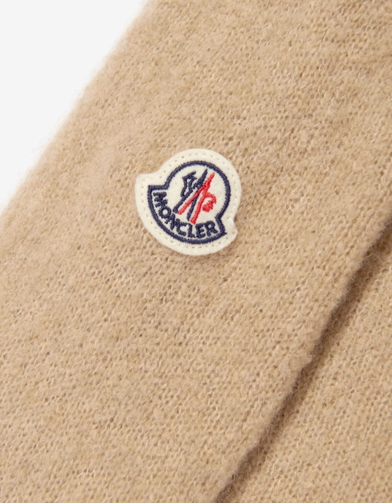 Enfant Boys Wool Logo Jumper in Beige