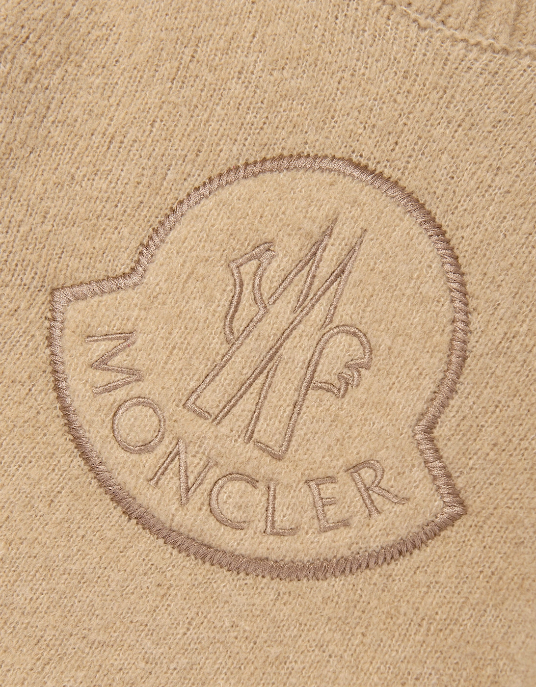 Enfant Boys Wool Logo Jumper in Beige