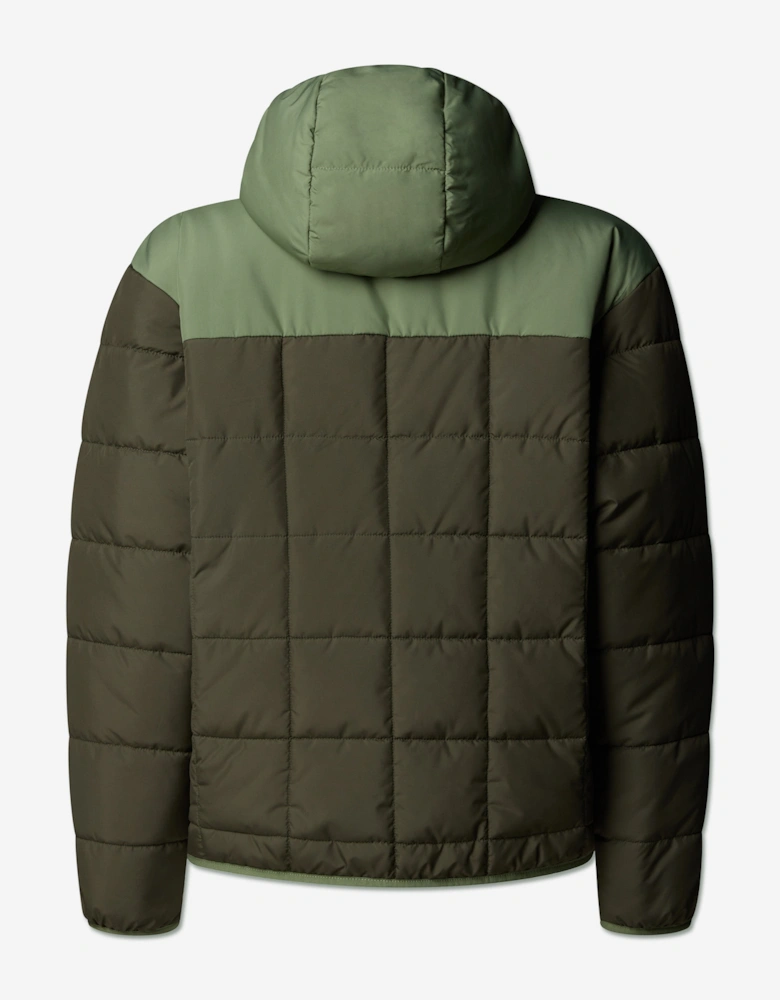 Boys Reversible Shasta Hooded Jacket in Green