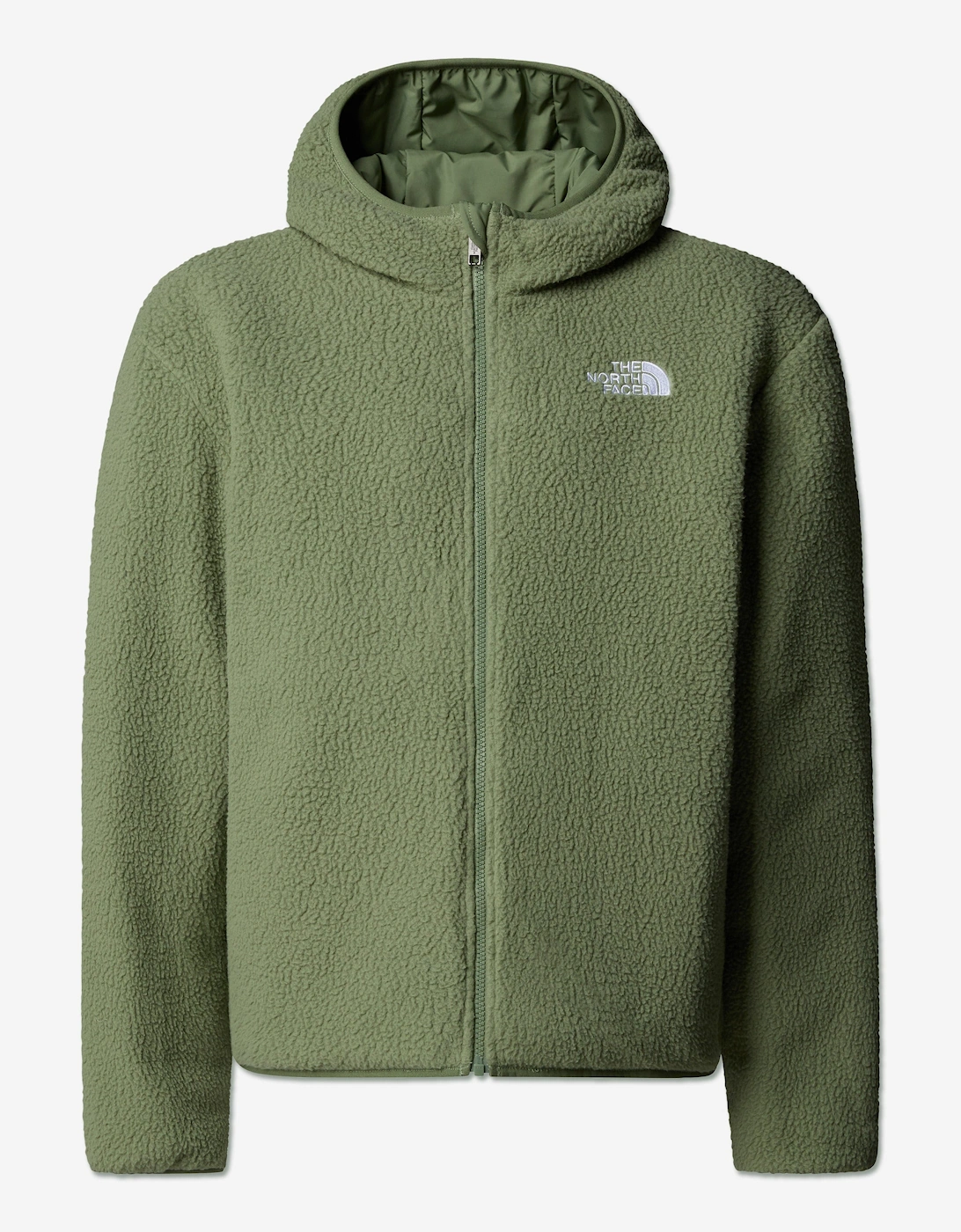 Boys Reversible Shasta Hooded Jacket in Green