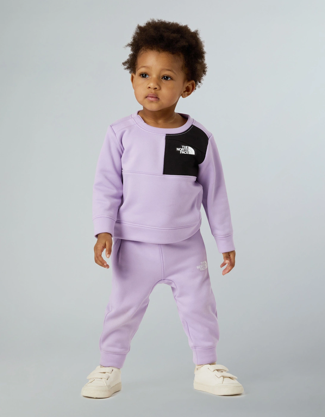 Baby Girls Performance Fleece Tracksuit in Purple