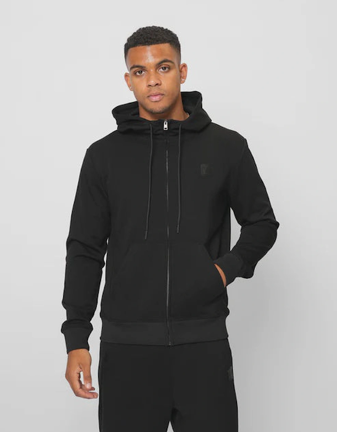 Luxe Clean Zip Hoodie - Black, 7 of 6