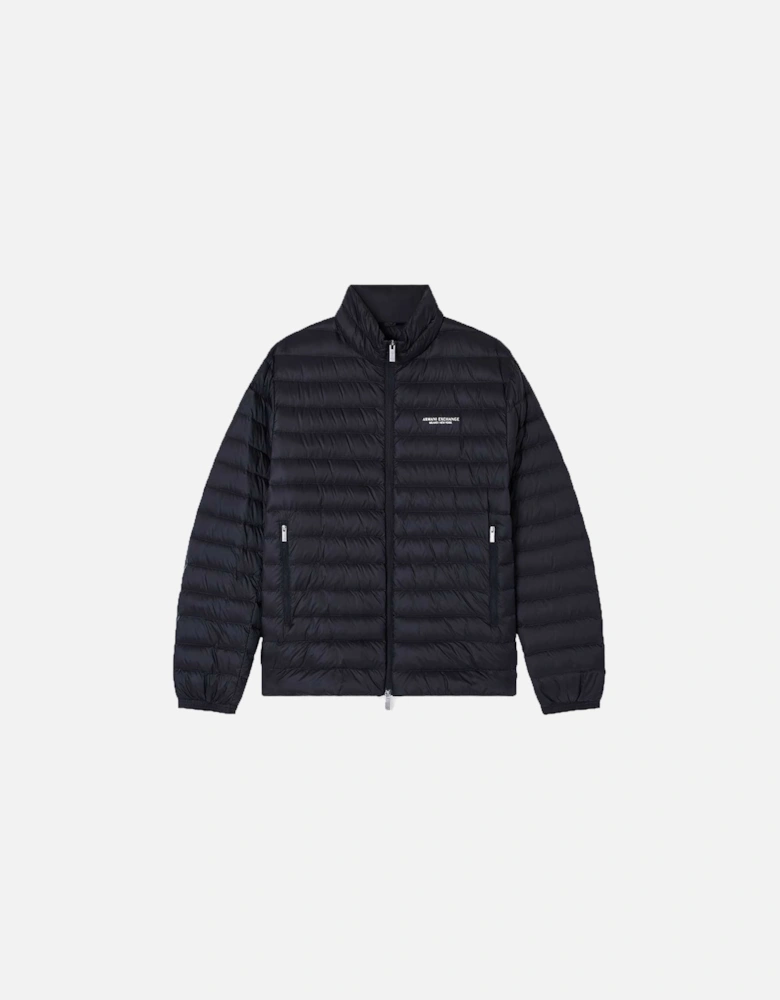 Exchange Quilted Zip Up Down Jacket UXM001919 AF169279 - Black