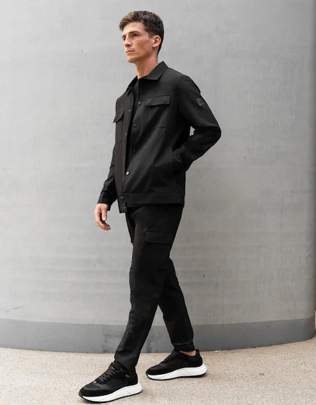 Luxe Cargo Trouser - Black