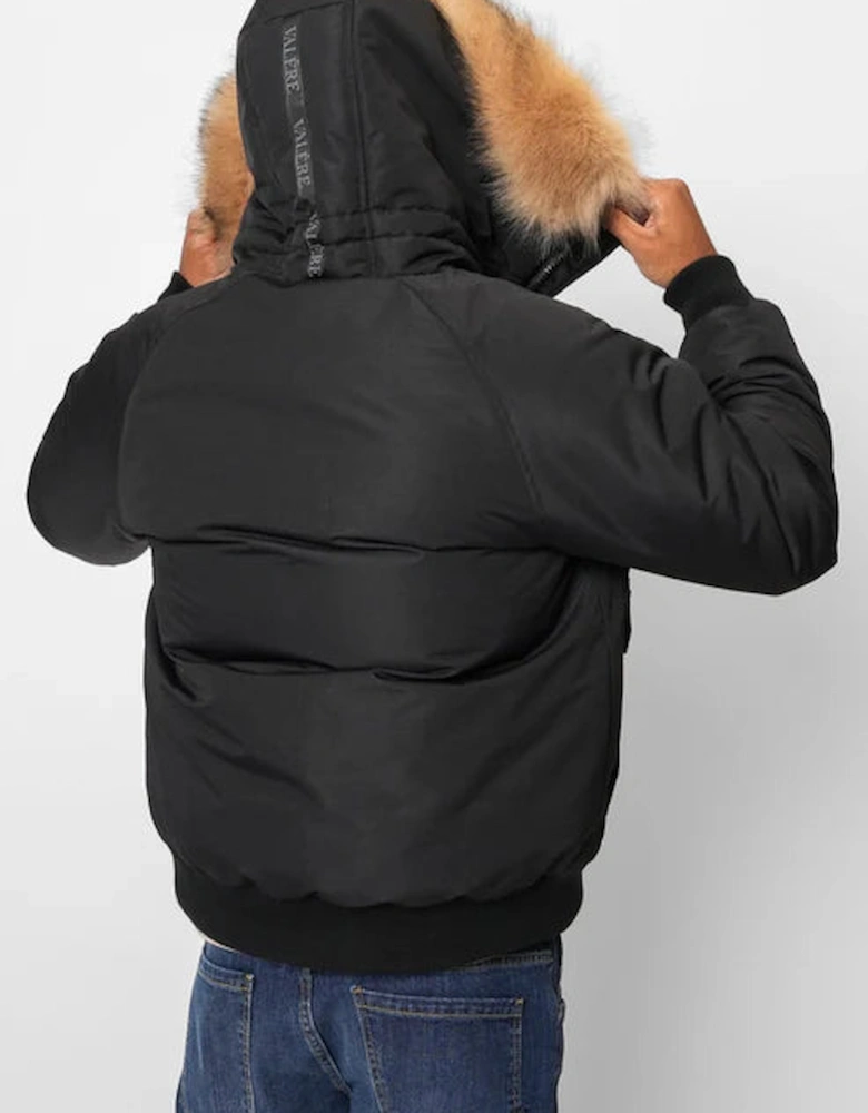 Flight Short Parka Jacket - Black