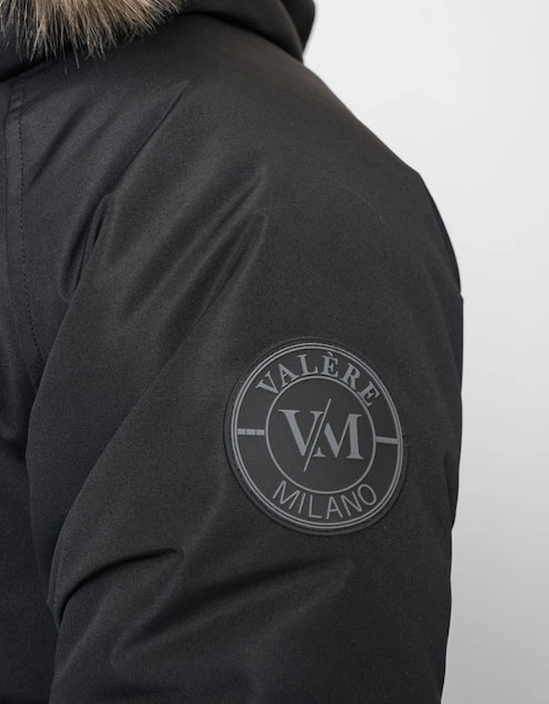 Flight Short Parka Jacket - Black