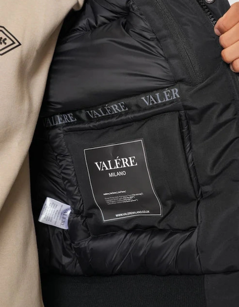 Flight Short Parka Jacket - Black