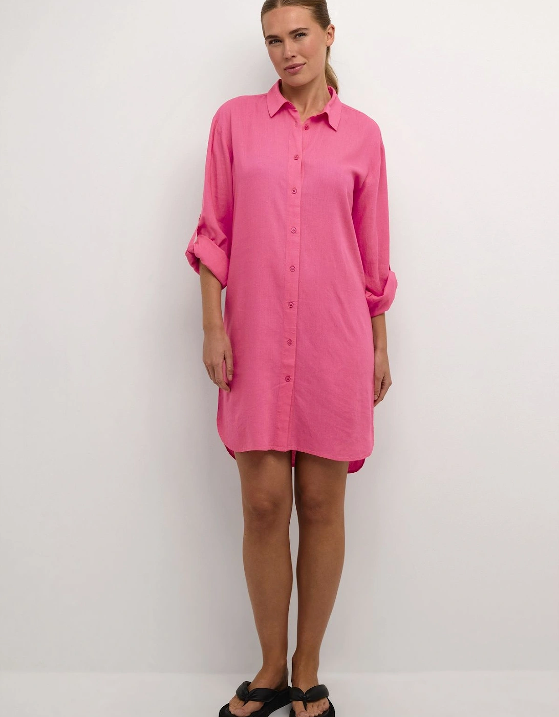 Milia Mid-Thigh Length Shirt Dress, 2 of 1