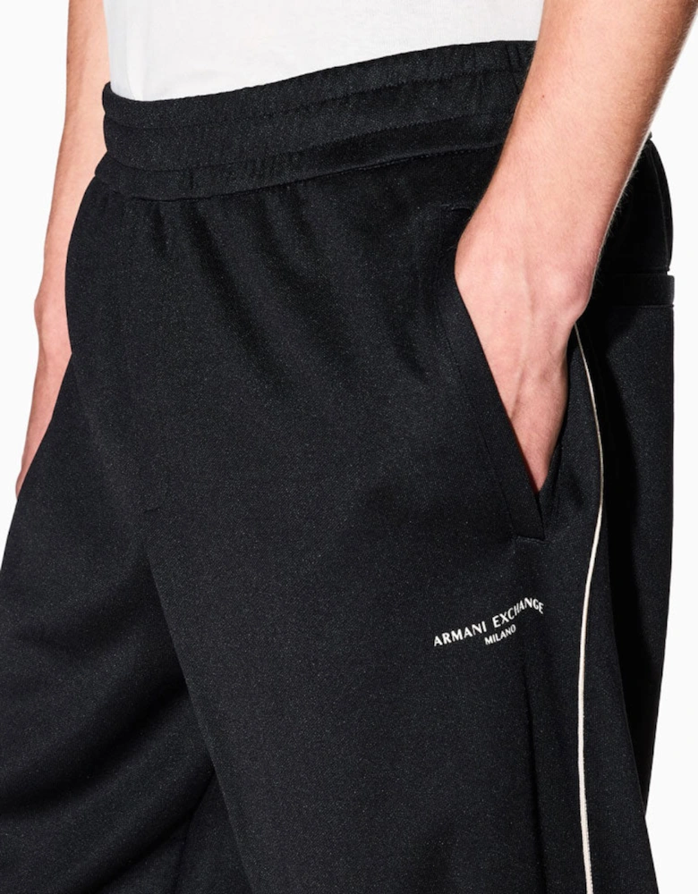 Exchange Contrast Piping Jogger Pants XM001358 AF16278 - Black