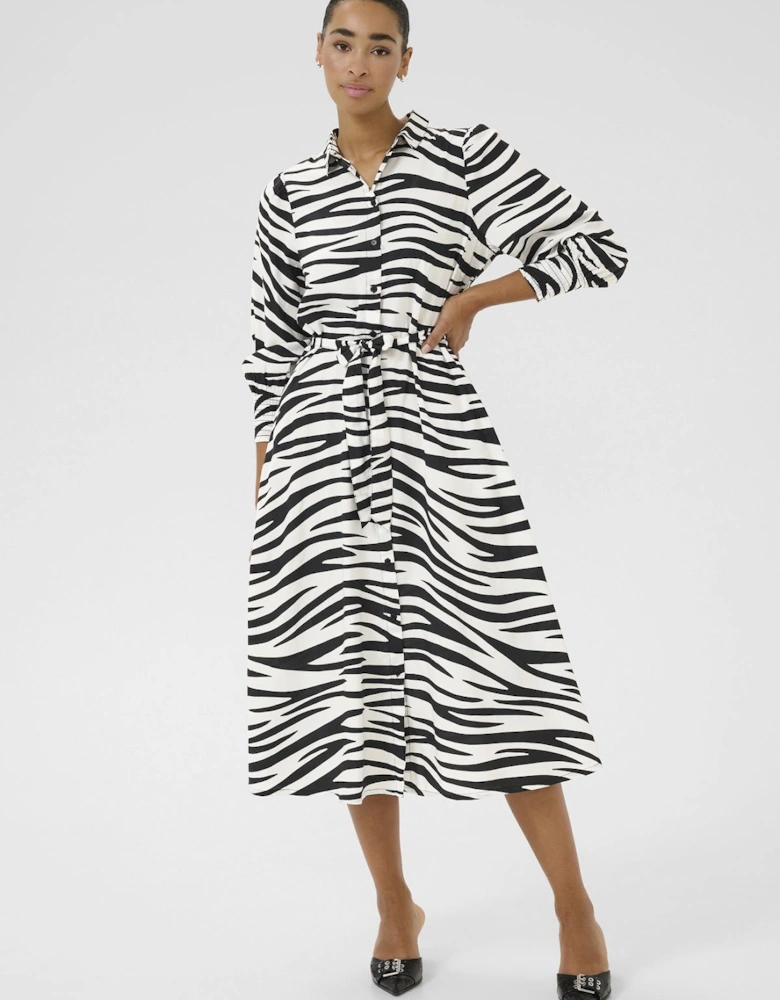 KAemine 3/4 Sleeve Pocket Shirt Dress