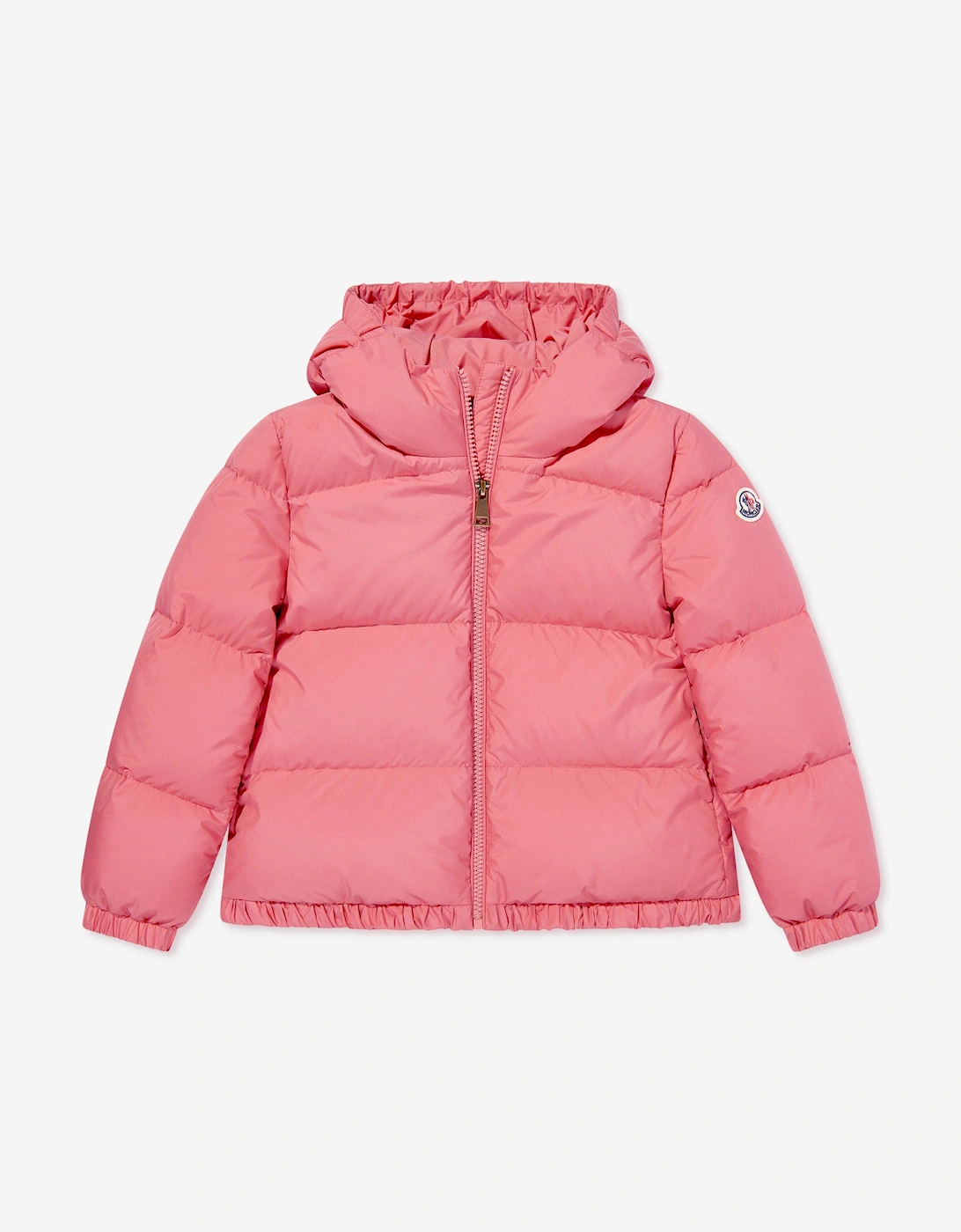Enfant Girls Cascar Down Padded Jacket in Pink, 5 of 4