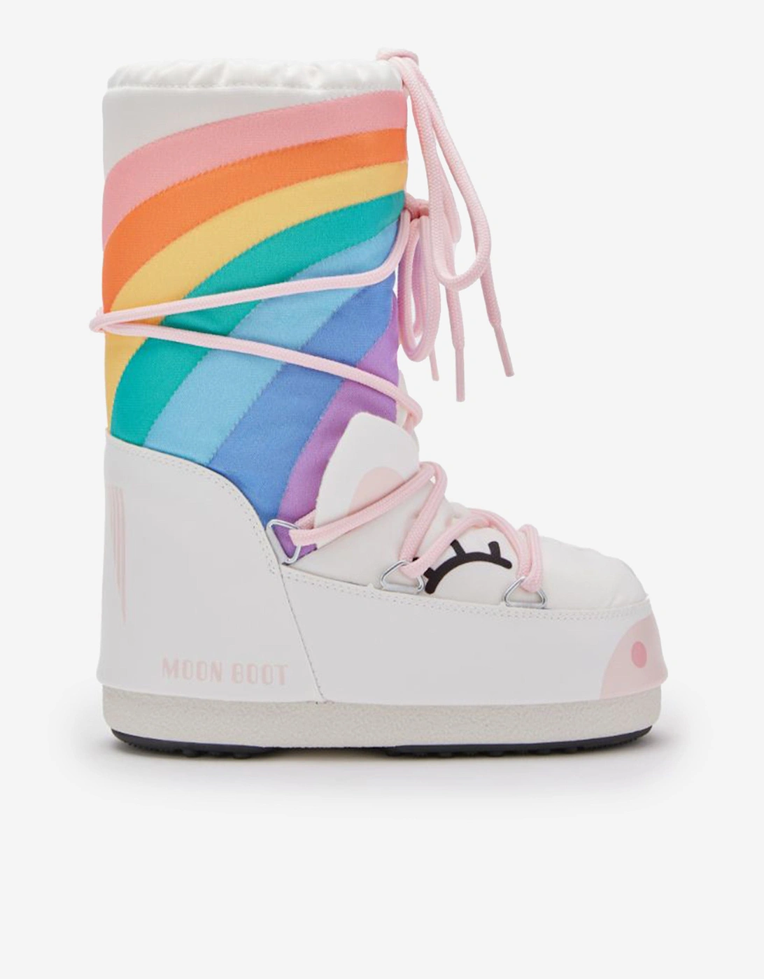 Moon Boot Girls Icon Unicorn Boots in White, 5 of 4