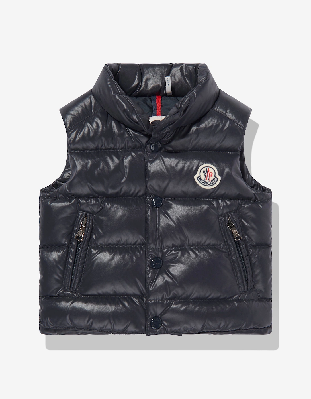 Enfant Baby Boys Bernard Down Padded Gilet in Navy, 5 of 4