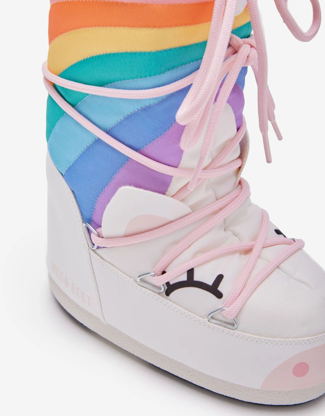 Moon Boot Girls Icon Unicorn Boots in White