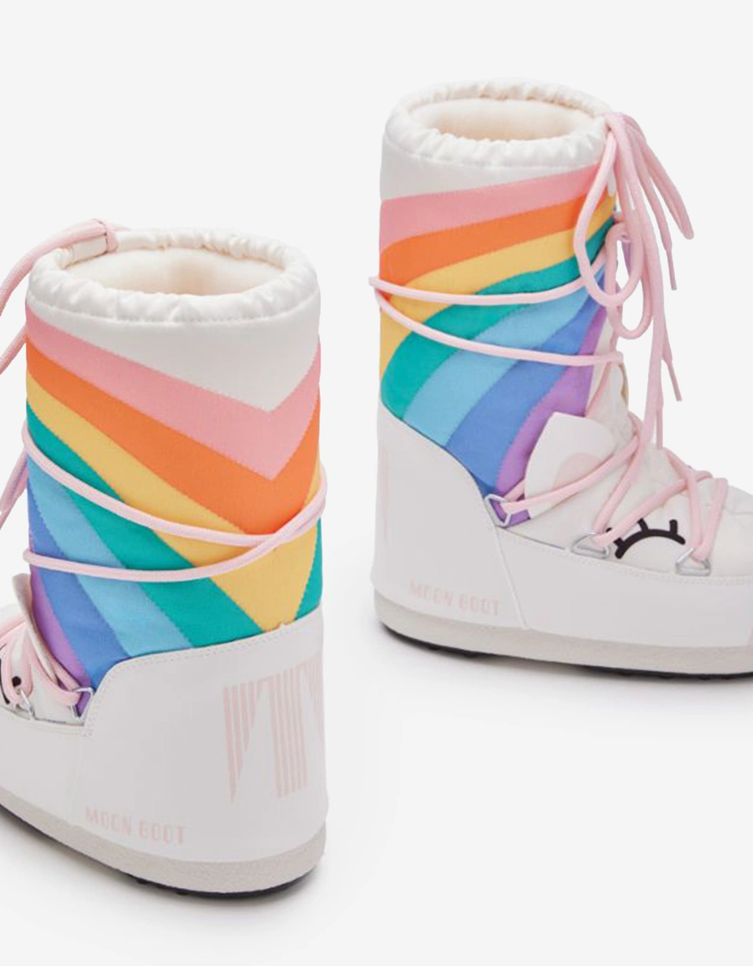 Moon Boot Girls Icon Unicorn Boots in White