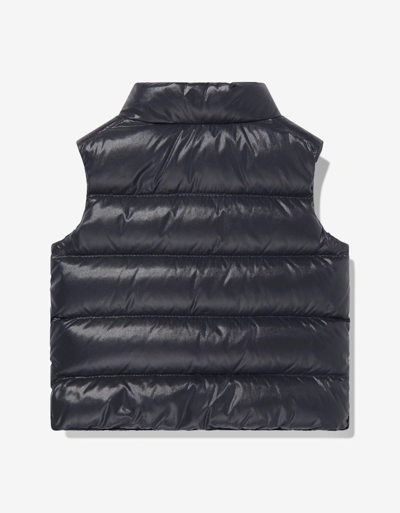 Enfant Baby Boys Bernard Down Padded Gilet in Navy