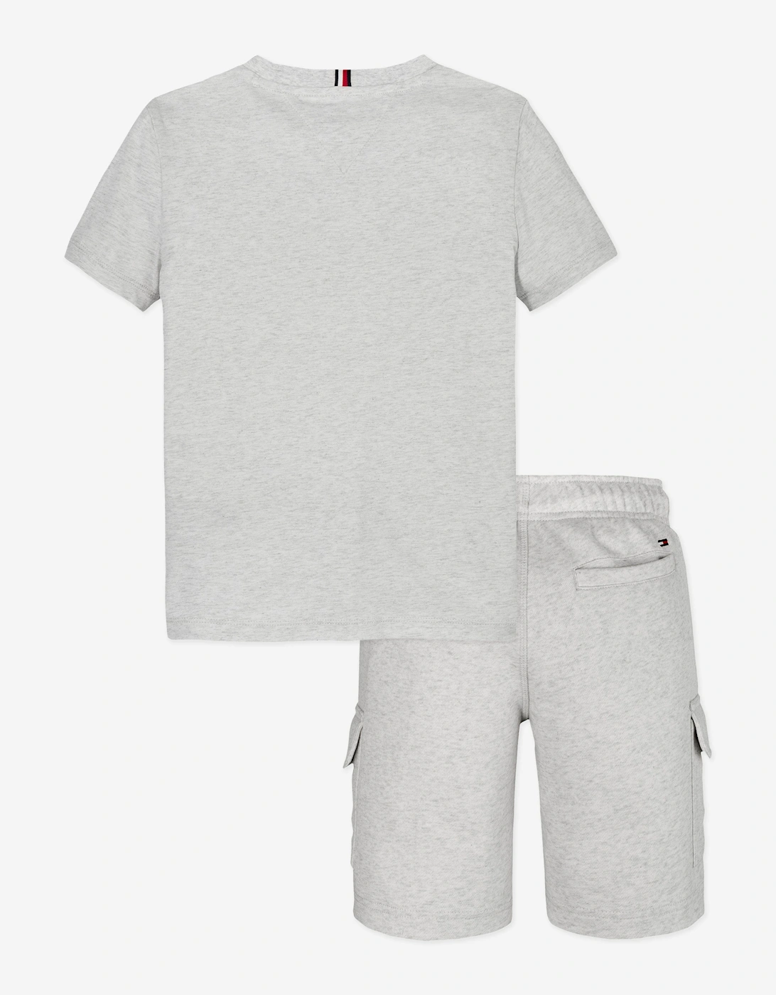 Boys T-Shirt and Cargo Short Set in Grey